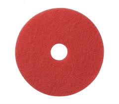 17" RED SPRAY BUFF FLOOR PAD NIAGAR