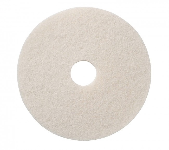 17" WHITE SUPER POLISH FLOOR PAD SELECT