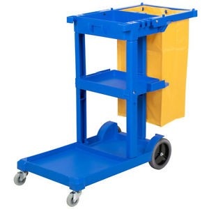 JANITOR'S CART BLUE