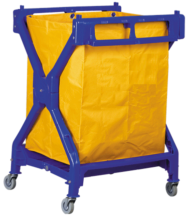 X-FRAME BLUE LAUNDRY CART