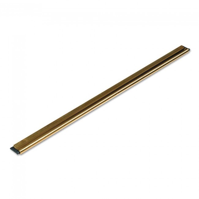 12" / 30 CM BRASS CHANNEL WITH RUBBER